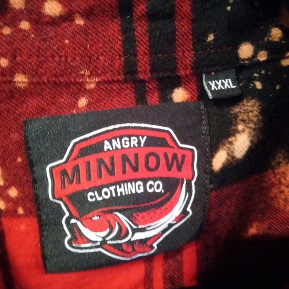 Angry Minnow Retro Flannel Shirt/Shacket - Picture 4 of 5
